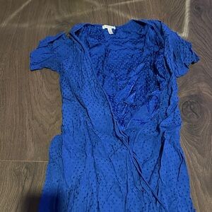 Leith Blue High Low Dress